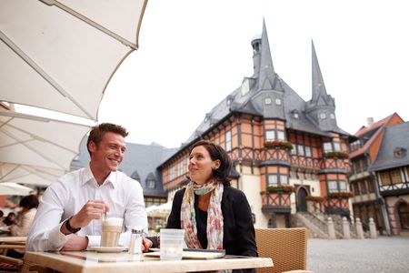 Marktplatz mit Rathaus Wernigerode 